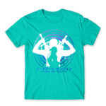 Sao Circle Turquoise Men's Tee for Anime, Sword Art Online