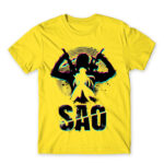 SAO Silhouette Lemon Men's Tee for Anime, Sword Art Online