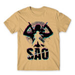 SAO Silhouette Sand Men's Tee for Anime, Sword Art Online