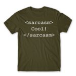 Sarcasm code Army Men's T-shirt for Funny, Sarcastic Humour
