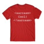 Sarcasm code Red Men's Tee for Funny, Sarcastic Humour
