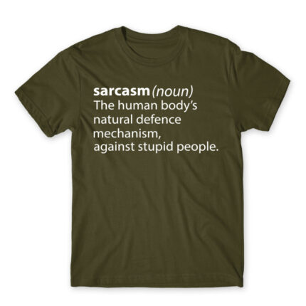 Sarcasm definition Army Men's Tee for Funny, Sarcastic Humour