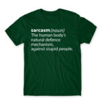 Sarcasm definition Bottle Green Men's T-shirt for Funny, Sarcastic Humour