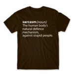Sarcasm definition Chocolate Men's T-shirt for Funny, Sarcastic Humour