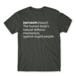 Sarcasm definition Dark Grey Men's T-shirt for Funny, Sarcastic Humour