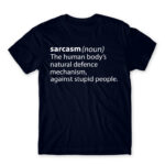 Sarcasm definition Navy Men's T-shirt for Funny, Sarcastic Humour