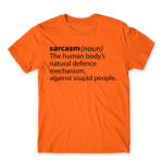 Sarcasm definition Orange Men's T-shirt for Funny, Sarcastic Humour