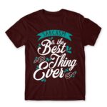 Sarcasm is the best thing ever Burgundy Men's T-shirt for Funny, Sarcastic Humour