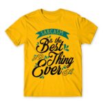 Sarcasm is the best thing ever Gold Men's T-shirt for Funny, Sarcastic Humour