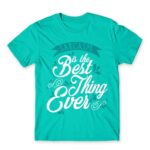 Sarcasm is the best thing ever Turquoise Men's T-shirt for Funny, Sarcastic Humour