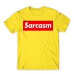 Sarcasm logo Lemon Men's Tee for Funny, Sarcastic Humour