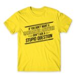 Sarcastic Answer Lemon Men's Tee for Funny, Sarcastic Humour