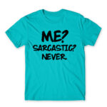 Sarcastic Atoll Blue Men's T-shirt for Funny, Sarcastic Humour