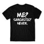 Sarcastic Black Men's Tee for Funny, Sarcastic Humour