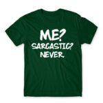 Sarcastic Bottle Green Men's T-shirt for Funny, Sarcastic Humour