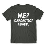 Sarcastic Dark Grey Men's Tee for Funny, Sarcastic Humour
