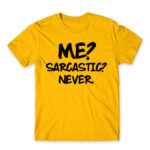 Sarcastic Gold Men's Tee for Funny, Sarcastic Humour