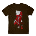 Sasuke and Itachi Chocolate Men's T-shirt for Anime, Naruto