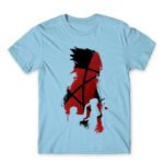 Sasuke and Itachi Sky Blue Men's Tee for Anime, Naruto