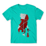 Sasuke and Itachi Turquoise Men's Tee for Anime, Naruto