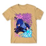 Sasuke Attack Sand Men's Tee for Anime, Naruto