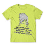 Sasuke quote Apple Green Men's Tee for Anime, Naruto