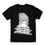 Sasuke quote Black Men's T-shirt for Anime, Naruto