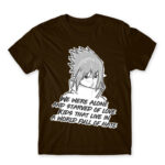 Sasuke quote Chocolate Men's Tee for Anime, Naruto