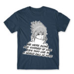 Sasuke quote Denim Men's T-shirt for Anime, Naruto