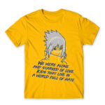 Sasuke quote Gold Men's Tee for Anime, Naruto