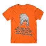 Sasuke quote Orange Men's Tee for Anime, Naruto