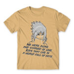 Sasuke quote Sand Men's Tee for Anime, Naruto