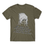Sasuke quote Zinc Men's Tee for Anime, Naruto