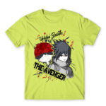 Sasuke Uchiha – The Avenger Apple Green Men's T-shirt for Anime, Naruto
