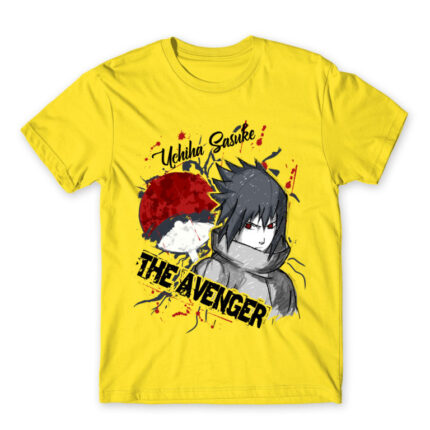 Sasuke Uchiha – The Avenger Lemon Men's T-shirt for Anime, Naruto