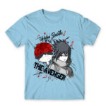 Sasuke Uchiha – The Avenger Sky Blue Men's Tee for Anime, Naruto