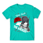 Sasuke Uchiha – The Avenger Turquoise Men's Tee for Anime, Naruto