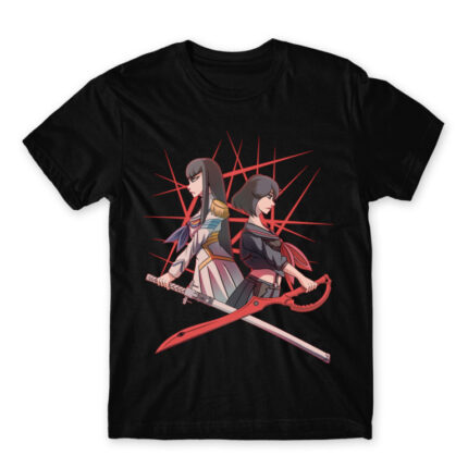 Satsuki la Ryuuko Black Men's T-shirt for Anime, Kill La Kill