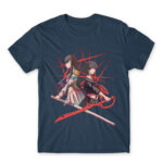 Satsuki la Ryuuko Denim Men's T-shirt for Anime, Kill La Kill