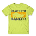 Sawtooth danger Apple Green Men's T-shirt