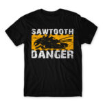 Sawtooth danger Black Men's Tee