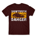 Sawtooth danger Burgundy Men's T-shirt