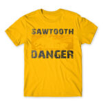 Sawtooth danger Gold Men's T-shirt
