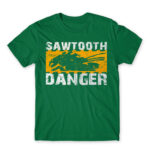 Sawtooth danger Kelly Green Men's T-shirt