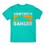 Sawtooth danger Turquoise Men's T-shirt