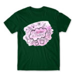 School starter Bottle Green Men's T-shirt for Funny, Study