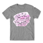 School starter Grey Melange Men's Tee for Funny, Study