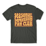Seasonal depression fan club Dark Grey Men's T-shirt for Funny, Seasonal Depression