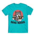 Send Noods Atoll Blue Men's T-shirt for Cute Badass, Funny