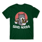 Send Noods Bottle Green Men's T-shirt for Cute Badass, Funny